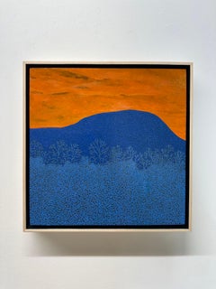 Sunrise After Snow Storm Wyatt Mt - Orange Sky Mountain Virginia Landscape, 2024