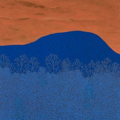 Sunrise After Snow Storm Wyatt Mt - Orange Sky Mountain Virginia Landscape, 2024