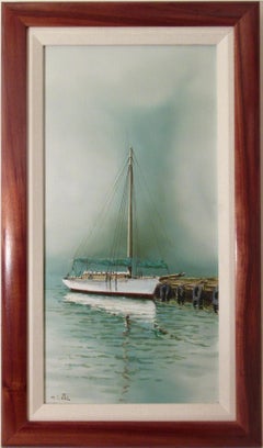 Velero en el muelle