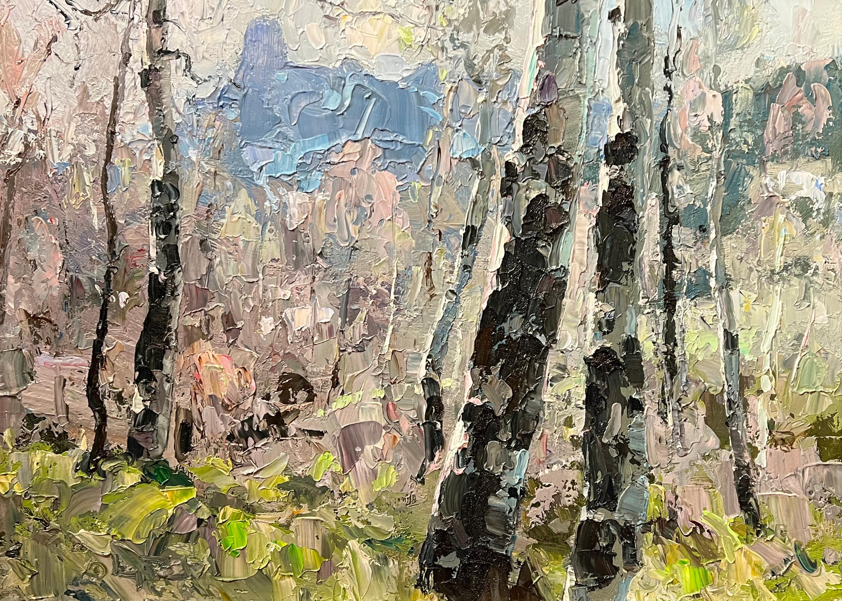 A New Earth - Impressionist Painting by Gregory Packard