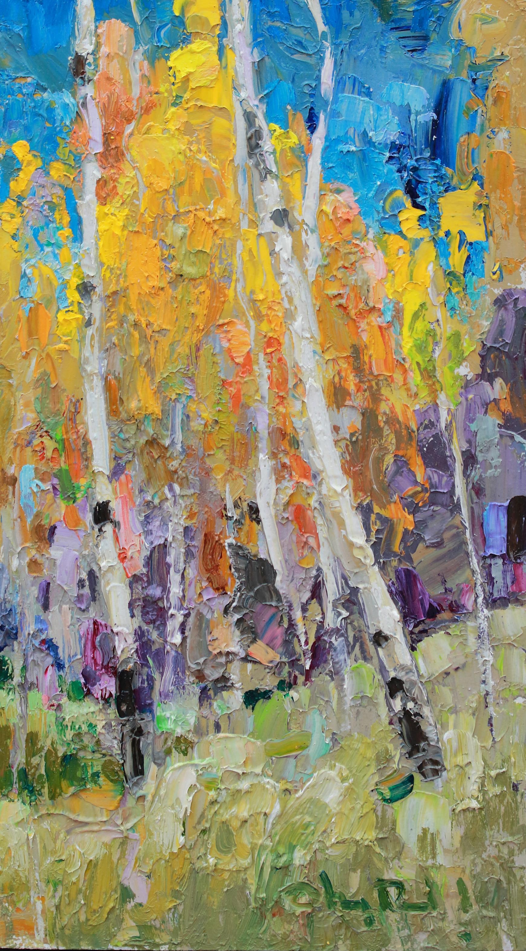 Herbst Hillside (Impressionismus), Painting, von Gregory Packard