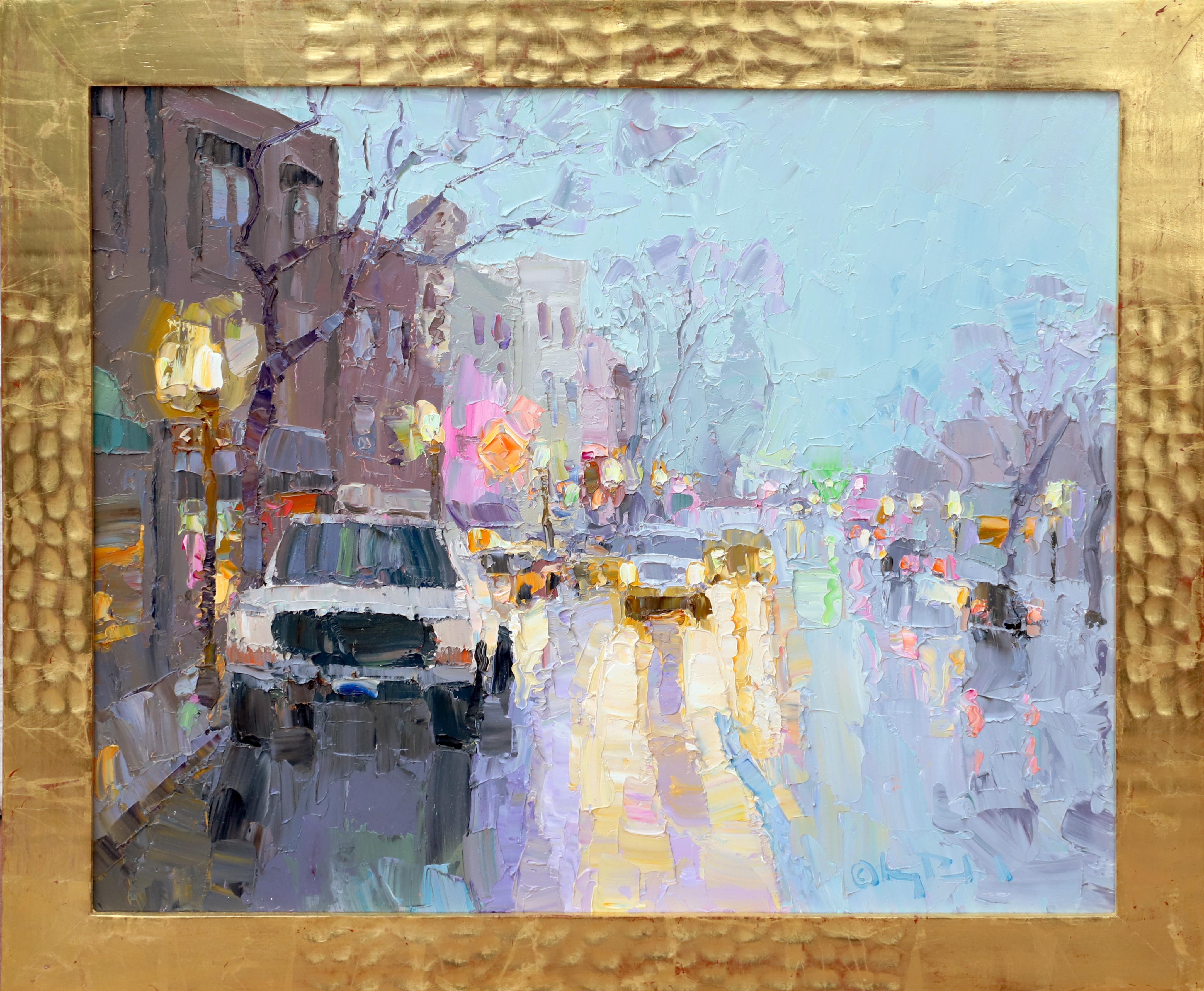 Gregory Packard Landscape Painting - I Love a Rainy Night