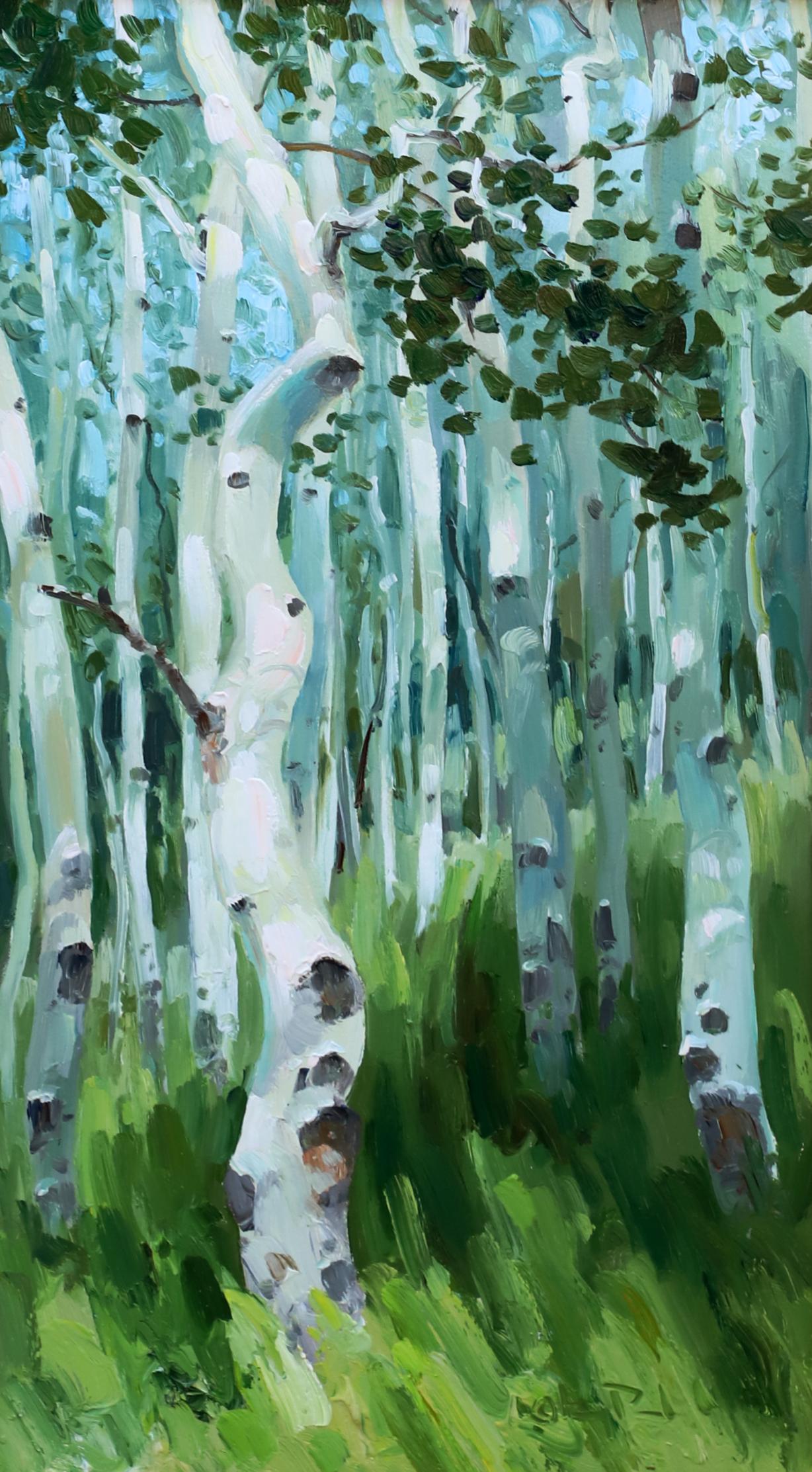 L'anima dell'estate - Painting Impressionismo di Gregory Packard
