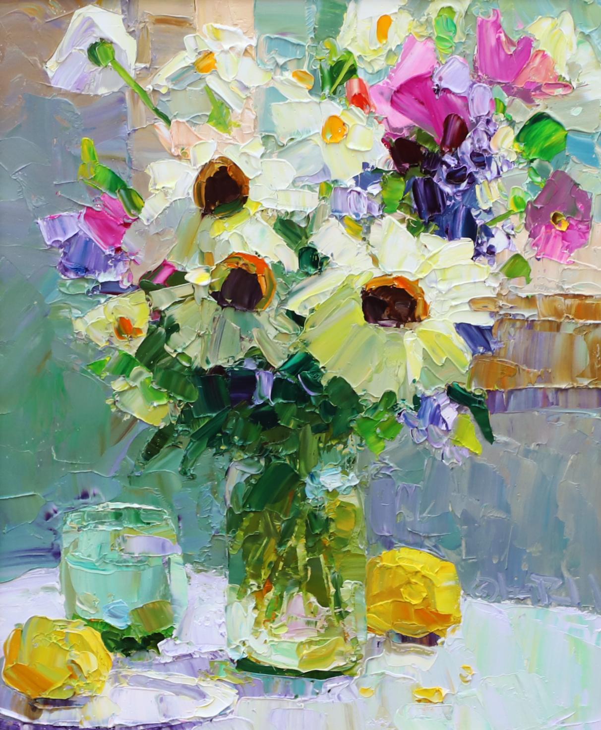 Bouquet da tavolo - Painting Impressionismo di Gregory Packard
