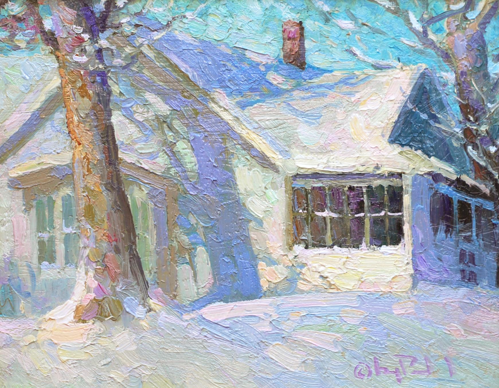 Weiß auf Weiß (Impressionismus), Painting, von Gregory Packard