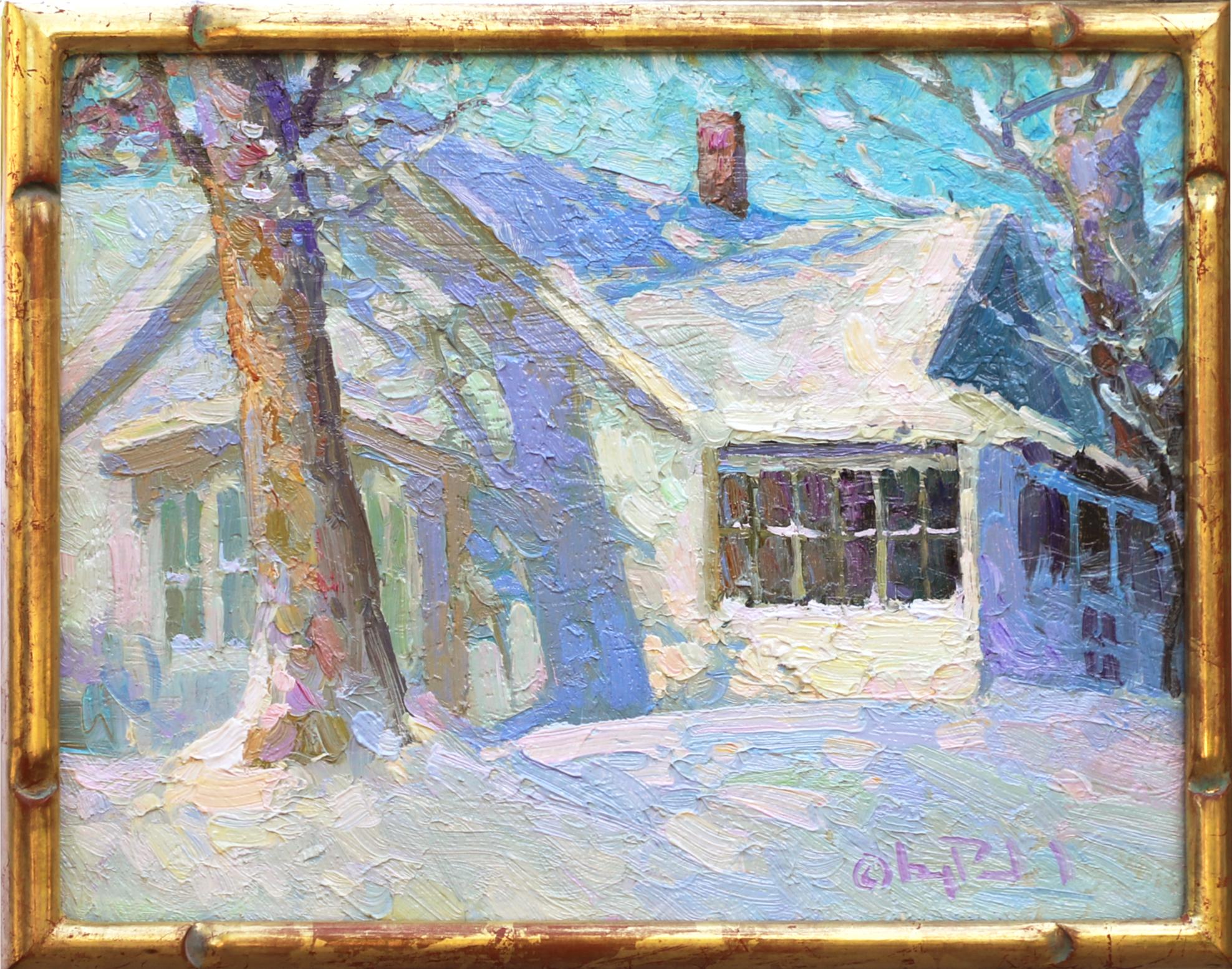 Weiß auf Weiß – Painting von Gregory Packard