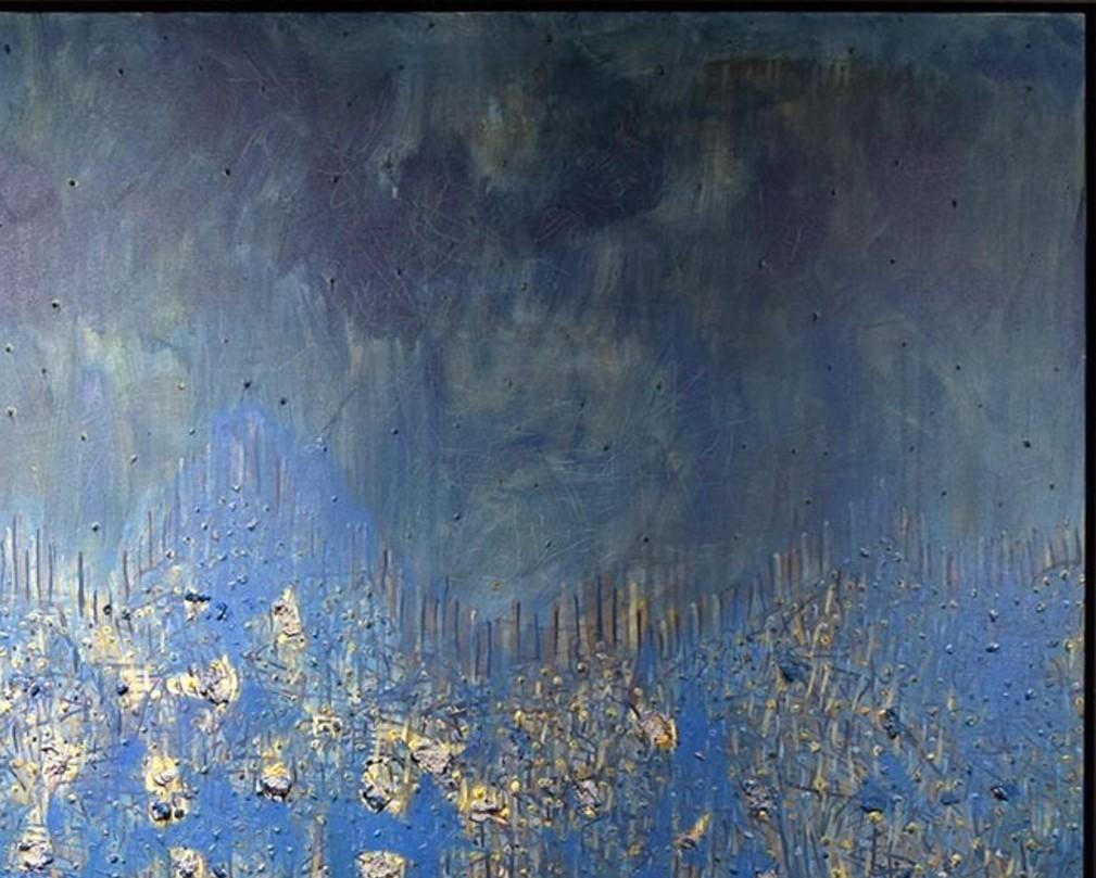 Scogliera cadente. Dalla serie Polyculture - Painting Astratto di Gregory Robin