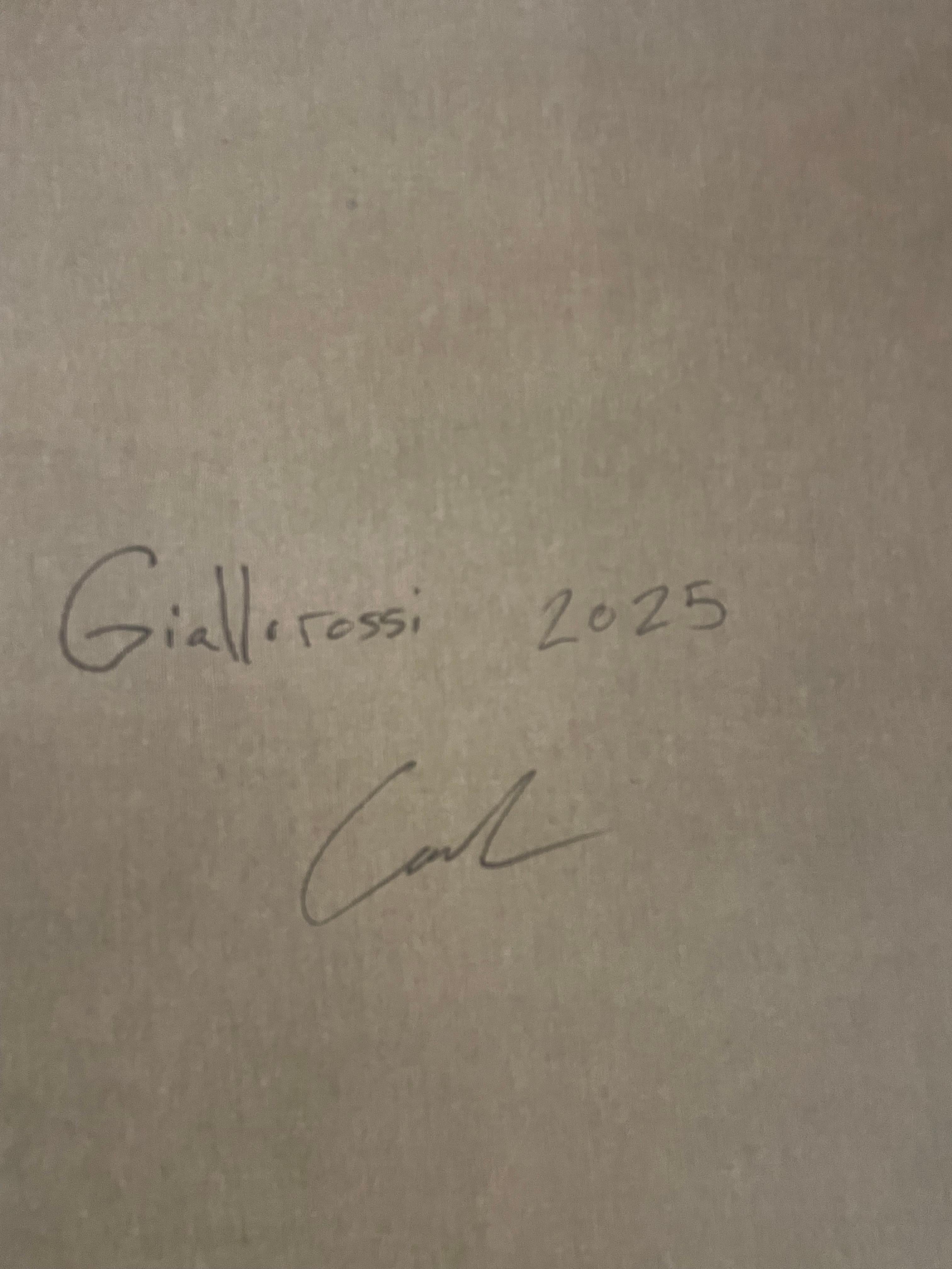 Giallorossi. De la serie Vibración primordial - Abstract Painting Beige de Gregory Robin