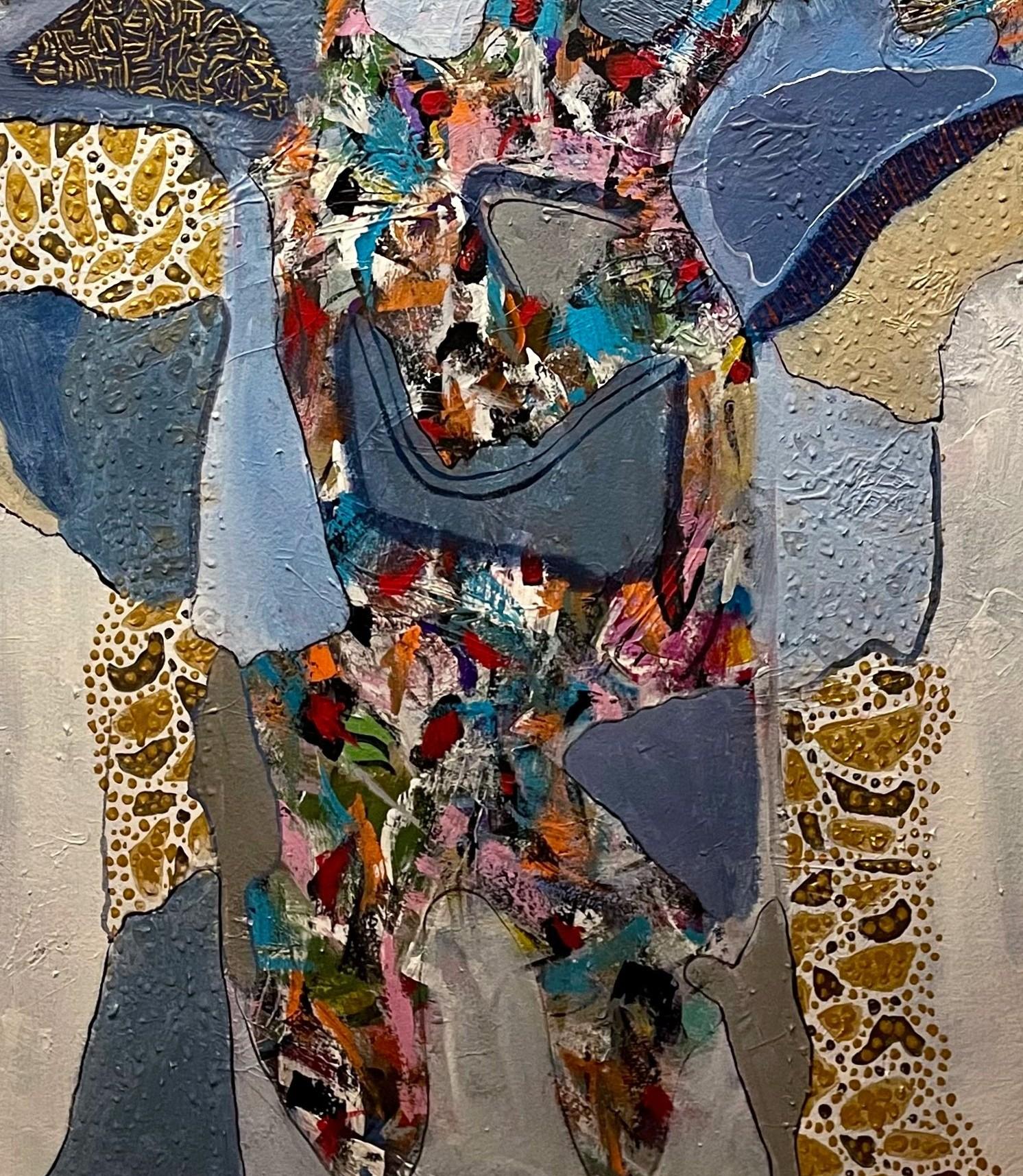 Helios. De la serie El árbol de la vida - Painting Abstracto de Gregory Robin