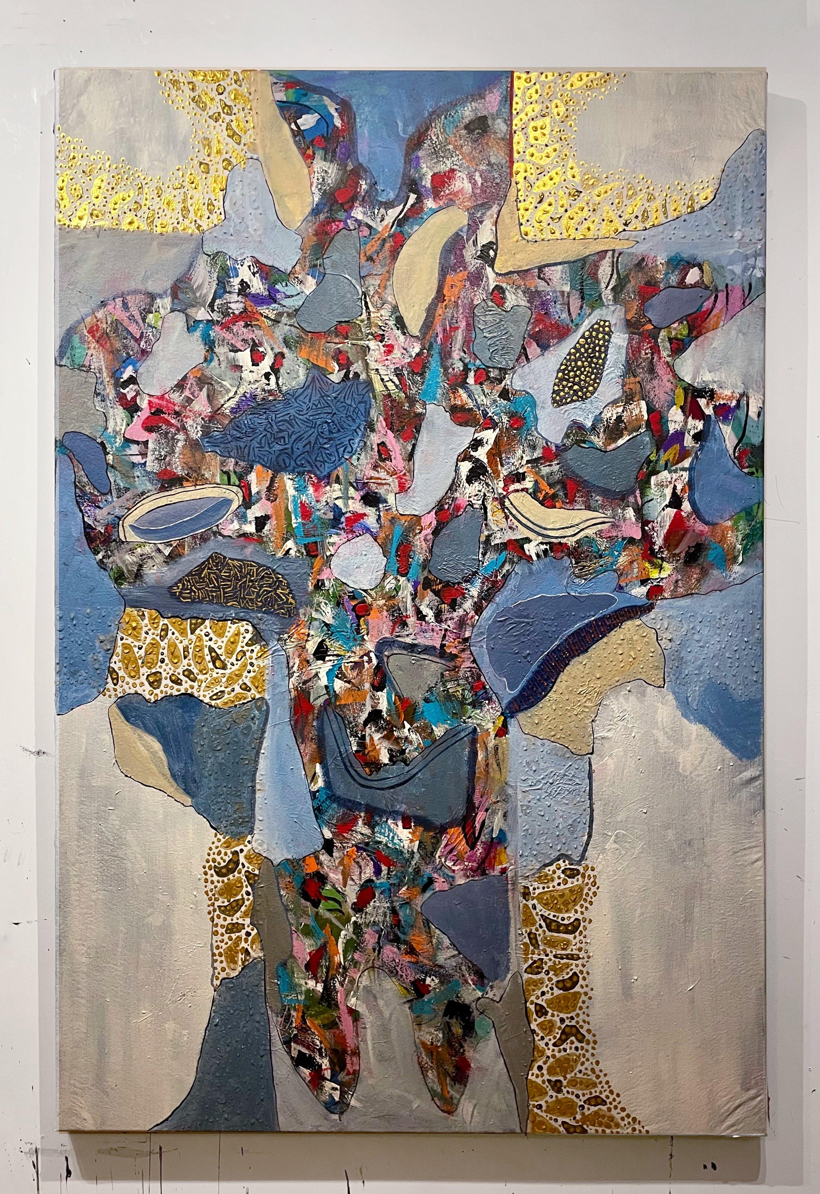 Abstract Painting de Gregory Robin - Helios. De la serie El árbol de la vida