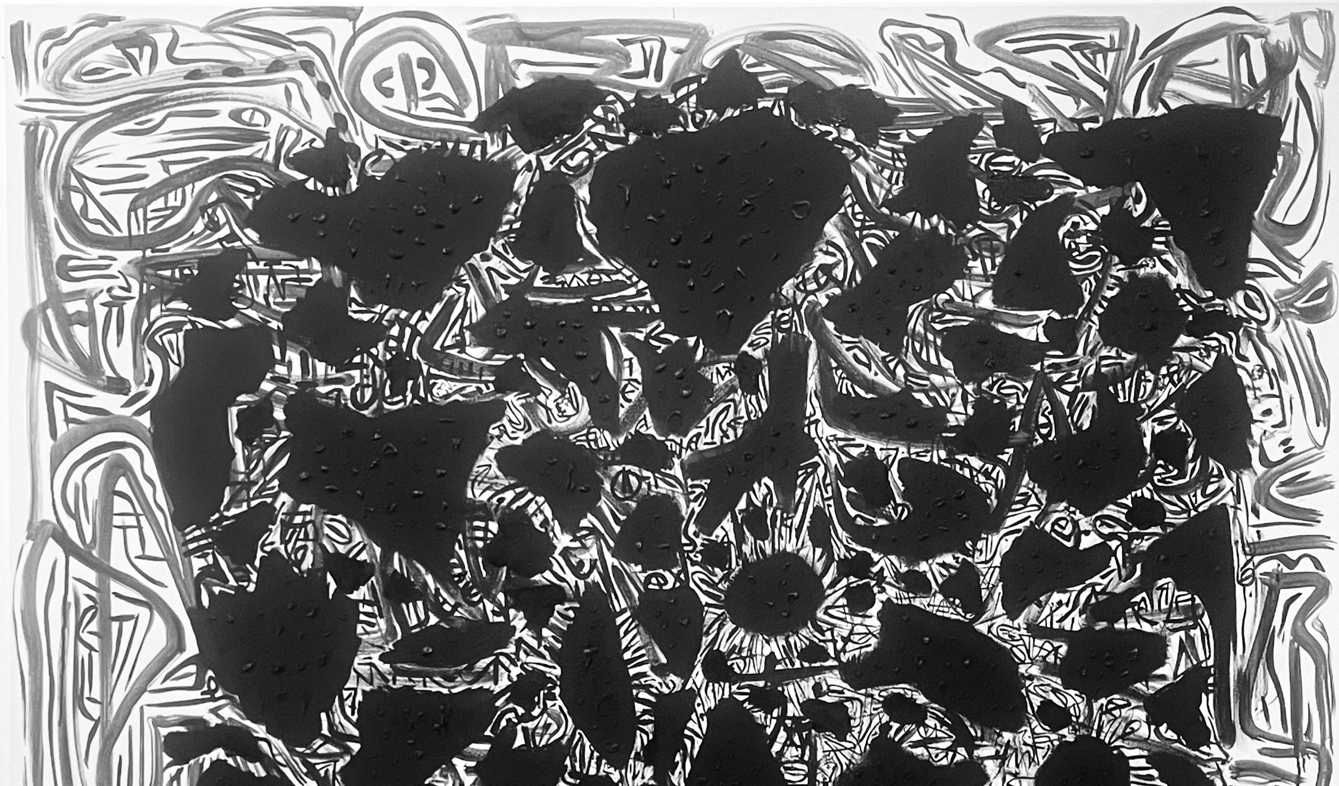 Mondzklus. From Moon Phases series - Abstract Painting by Gregory Robin