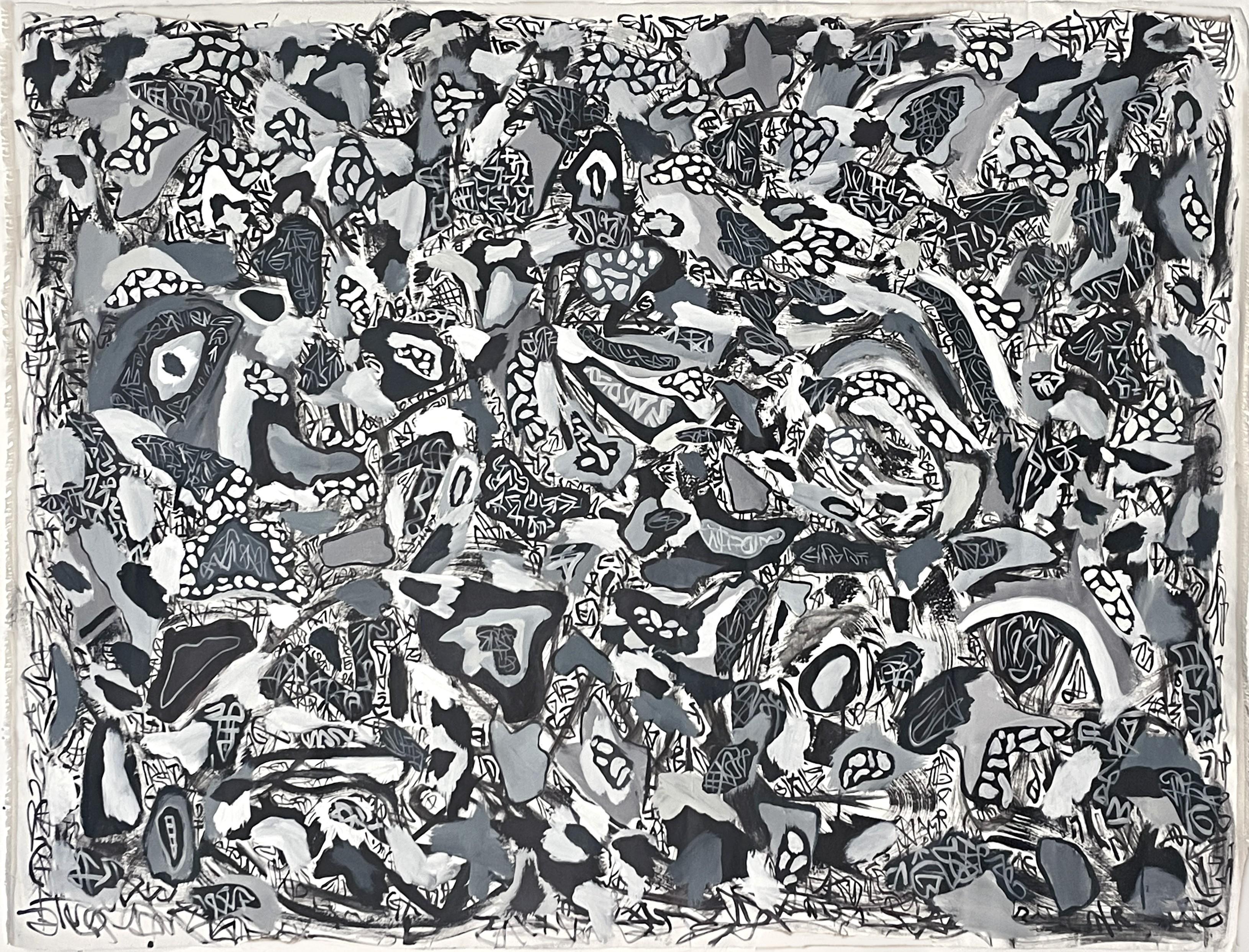 Monoculture 3. From Moon Phases series - Painting by Gregory Robin