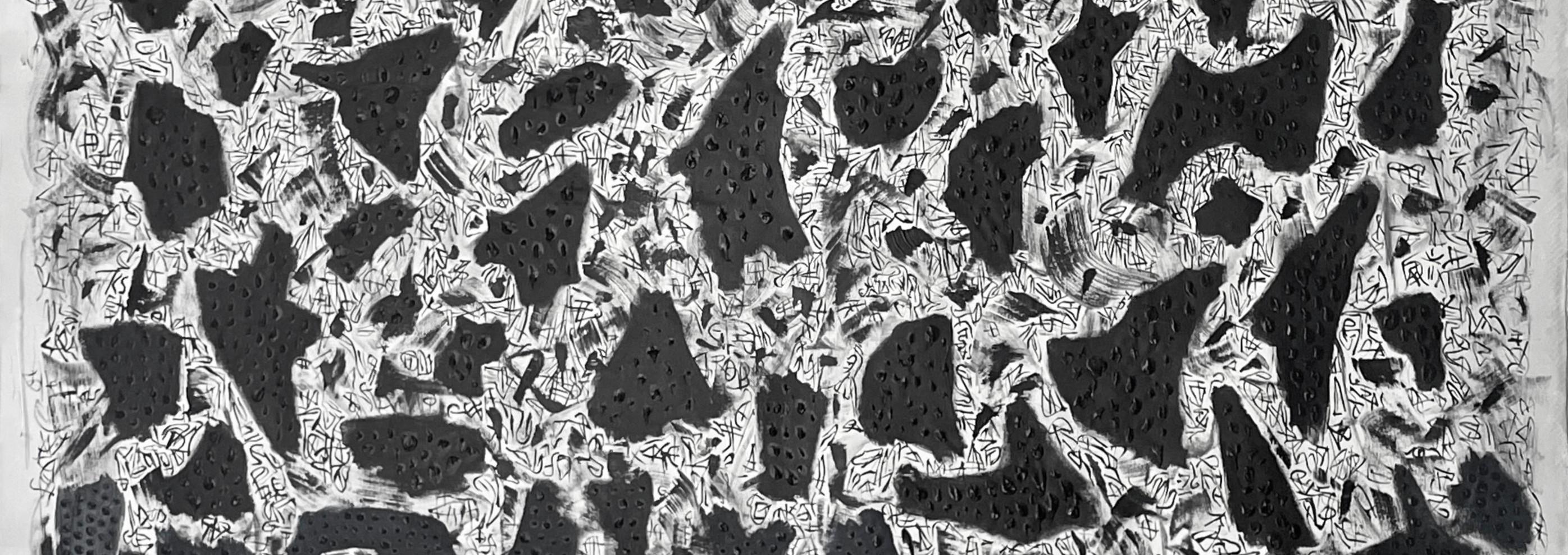 Lunes. De la serie Fases de la Luna - Painting Abstracto de Gregory Robin