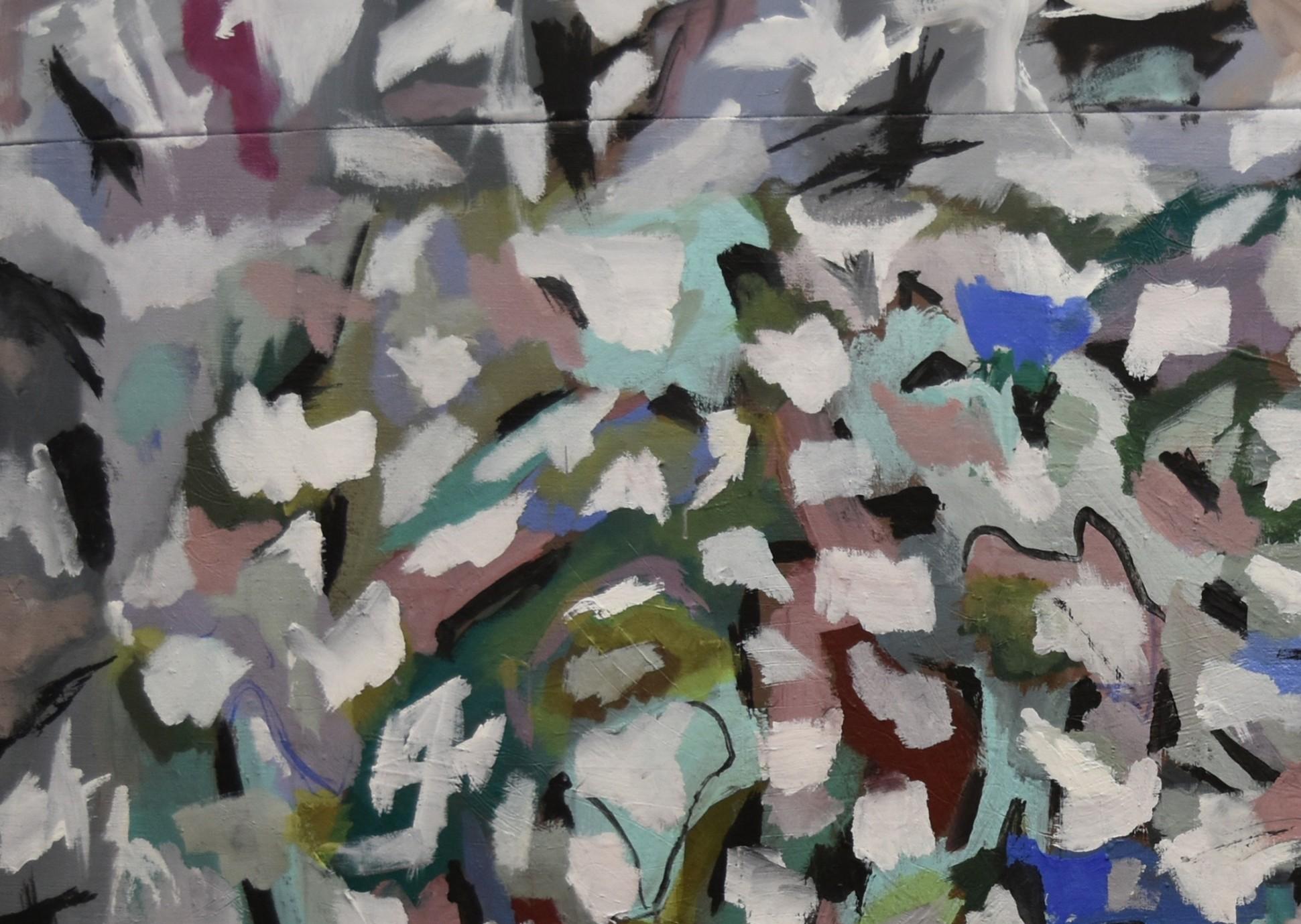 Polyculture 1. From the series Polyculture - Abstract Painting by Gregory Robin