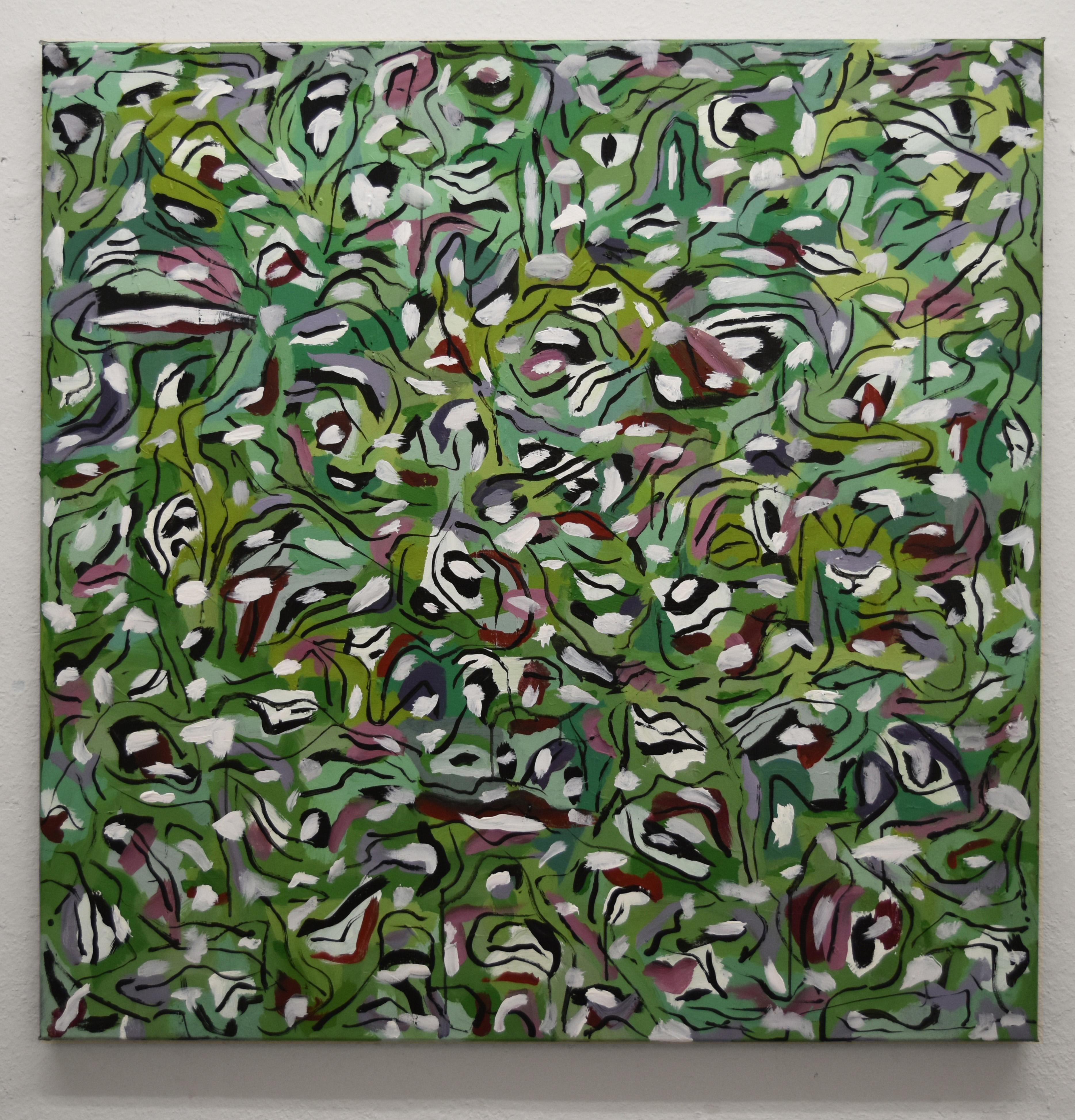 Polyculture 19. From the series Polyculture - Painting by Gregory Robin