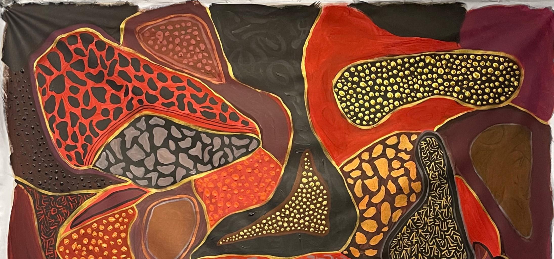 Romanista. Dalla serie Polyculture - Painting Astratto di Gregory Robin