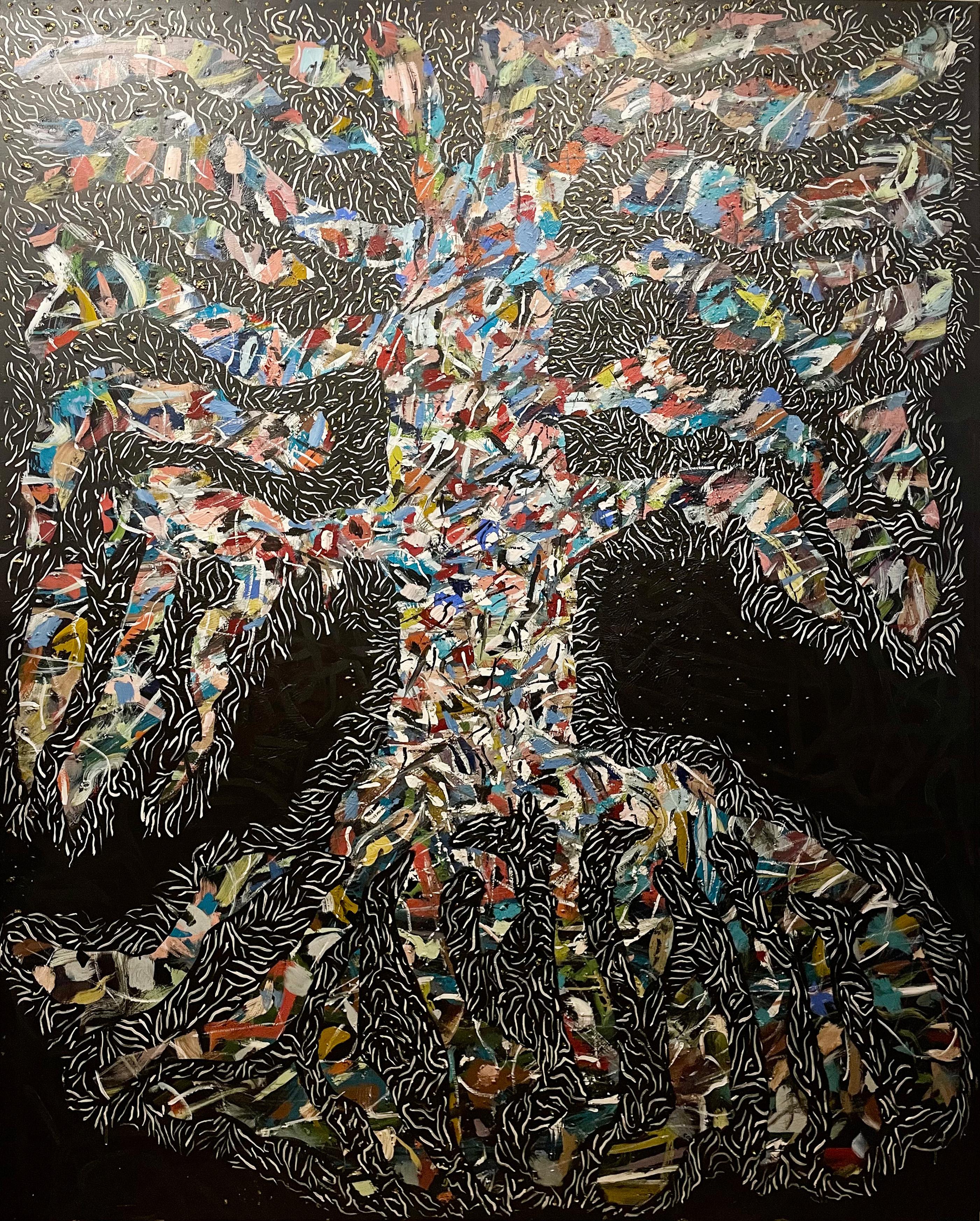 Baum des Lebens 3. Aus der Serie Baum des Lebens – Painting von Gregory Robin