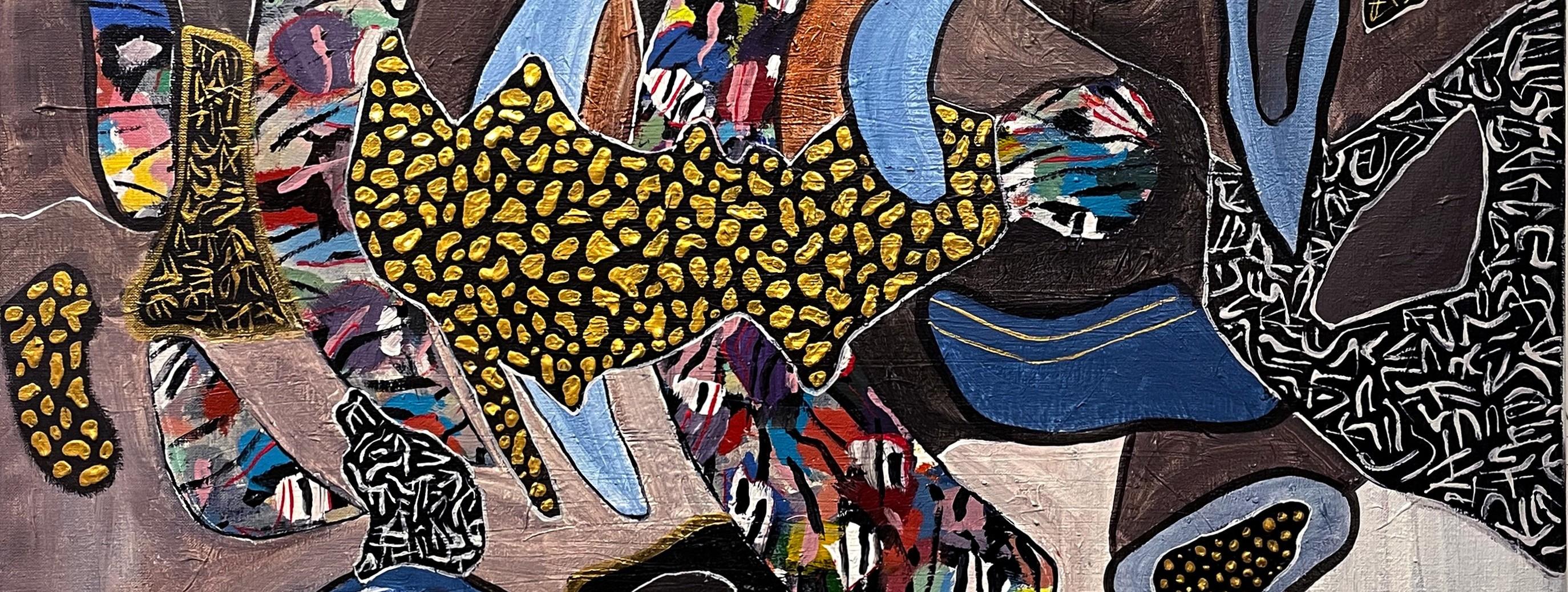 Beobachter. Aus der Serie Polyculture (Abstrakt), Painting, von Gregory Robin