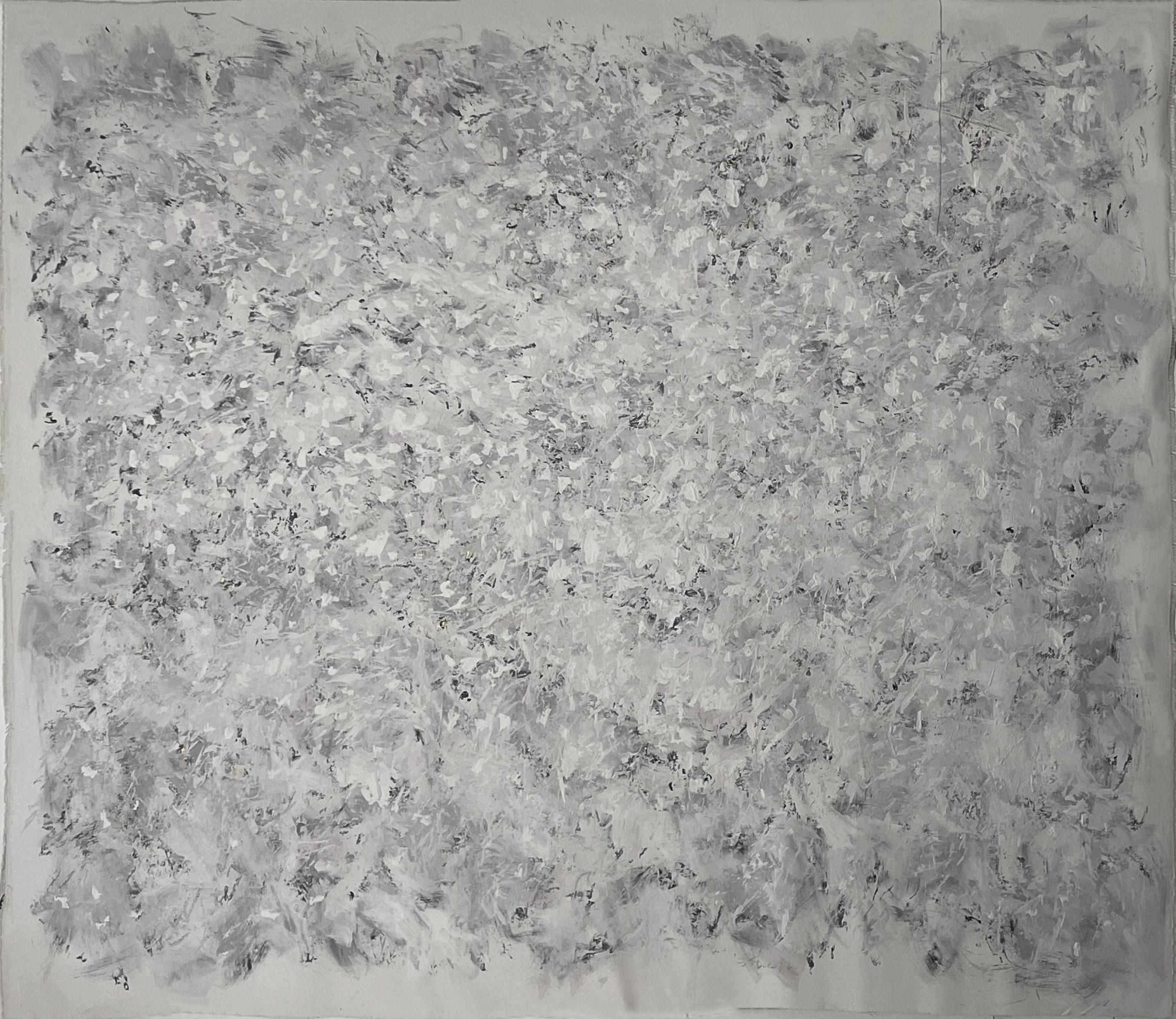 Weiße Wolke. Aus der Serie Mondphasen (Abstrakt), Painting, von Gregory Robin