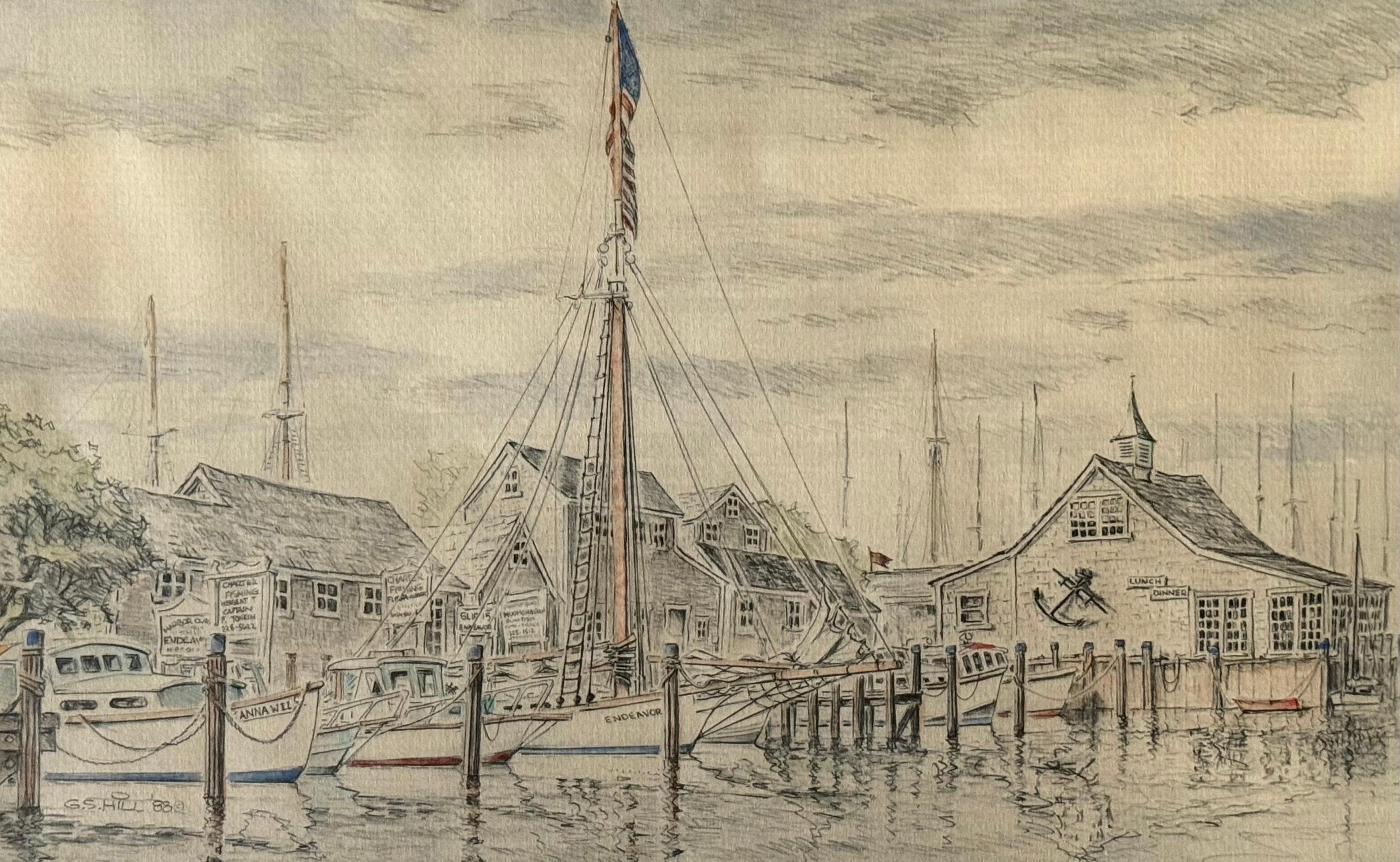 "Muelle Recto Nantucket"