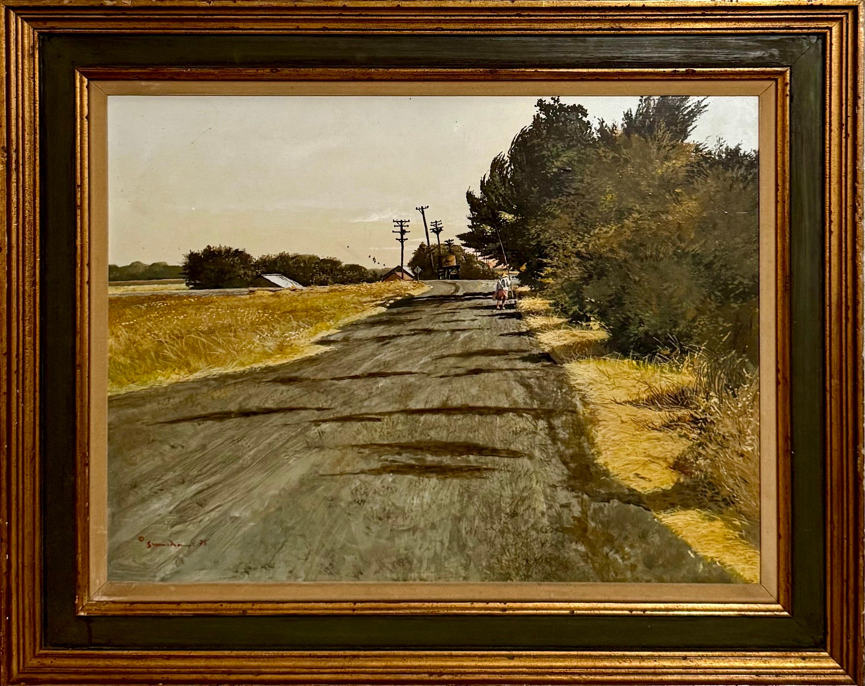 Original Oil Painting Going Fishing Gregory Sumida California Artist Americana 6