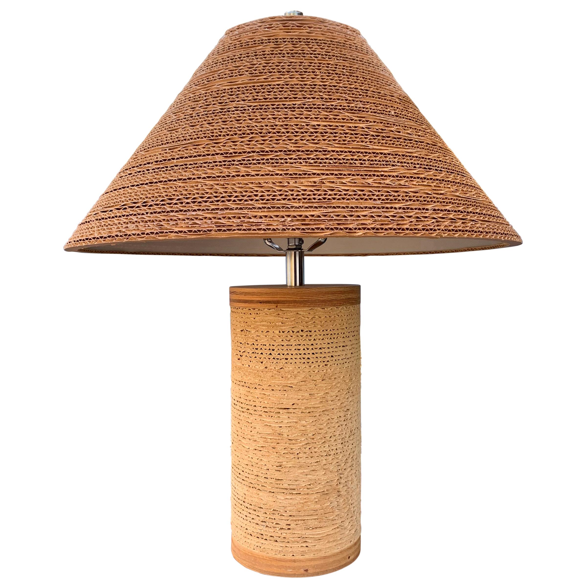 Gregory Van Pelt Cardboard Table Lamp