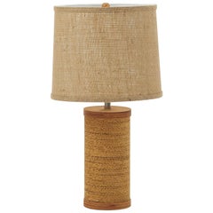 Gregory Van Pelt Cylindrical Corrugated Cardboard Lamp