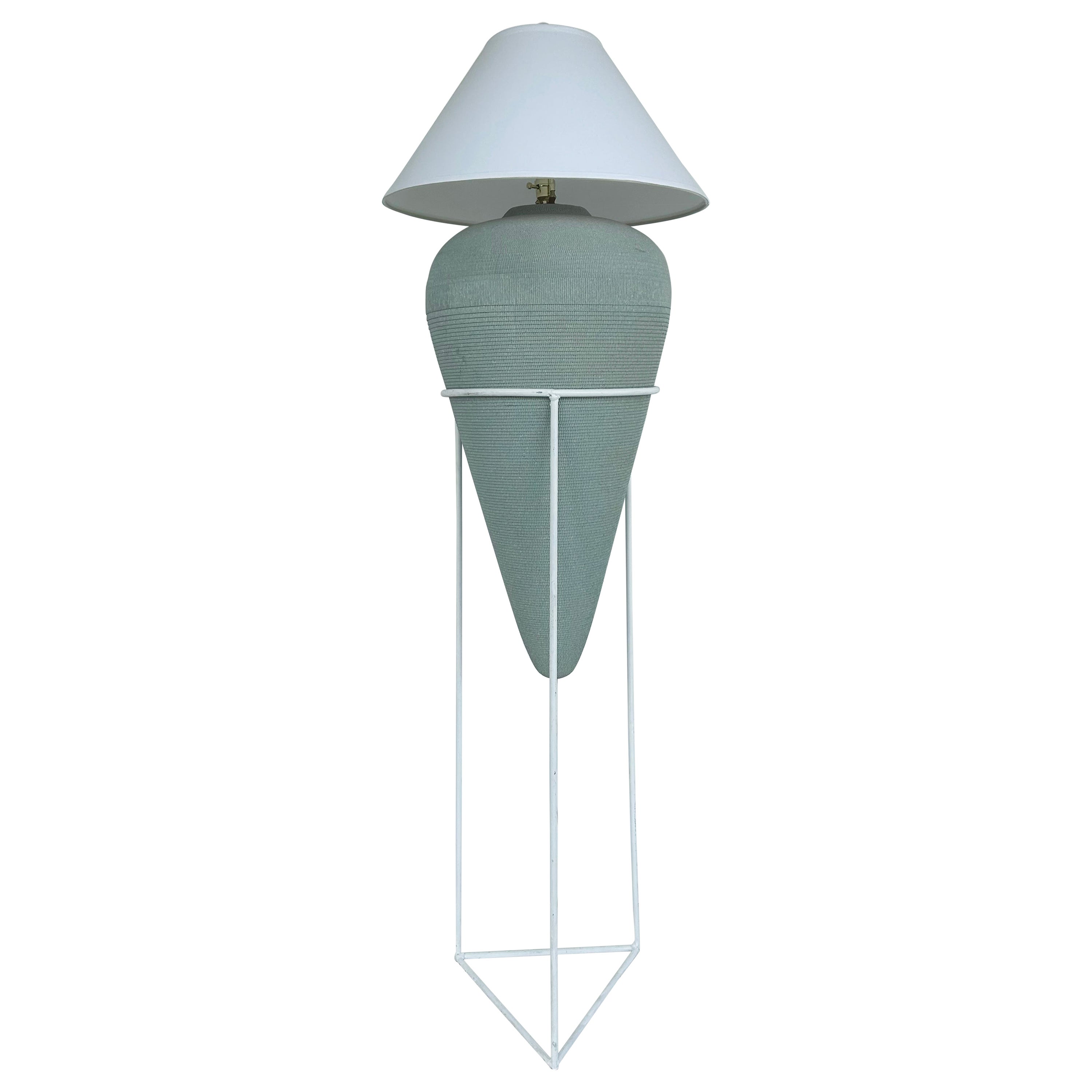 Gregory Van Pelt Flute Chicago Floor Lamp in Corrugated Cardboard