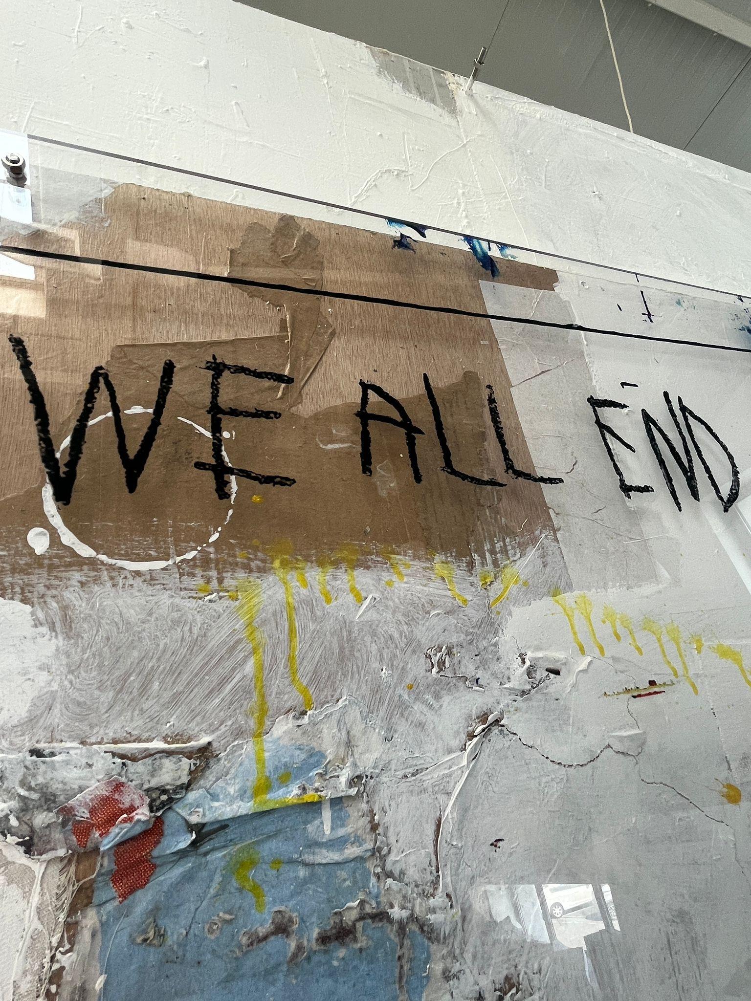 WE ALL END, by Gregory Watin, Transfer Photo on Plexiglass, Urban landscape For Sale 1