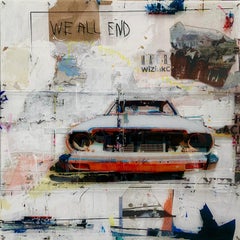 WE ALL END, by Gregory Watin, Transfer Photo on Plexiglass, Urban landscape