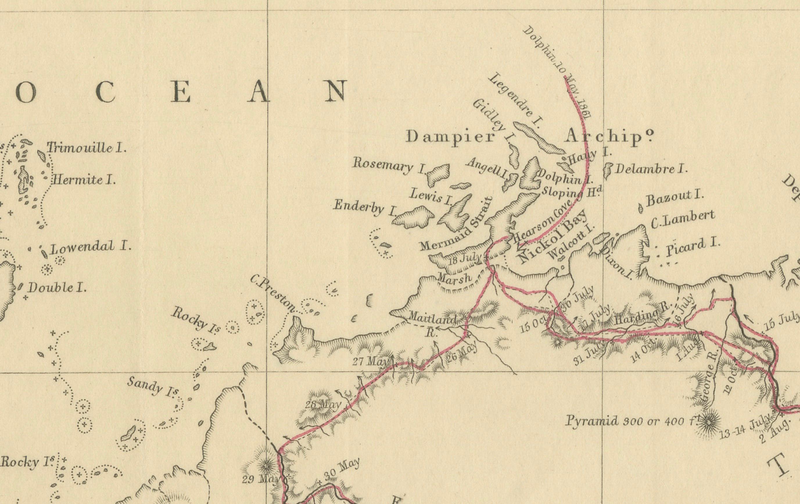 The Gregory's 1861 Expedition in den Nordwesten Australiens, 1862 (Mittleres 19. Jahrhundert) im Angebot