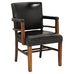 Used GREGSON Mid 20th Century Black Vinyl Office Chair