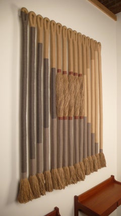 Greige" de la artista de fibra Jane Knight