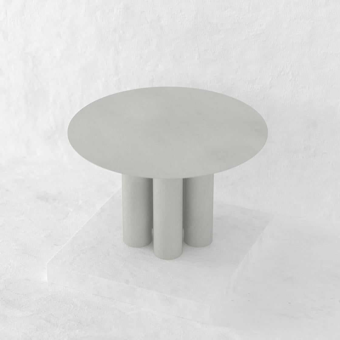 Mexican Greige Chunky Dining Table For Sale