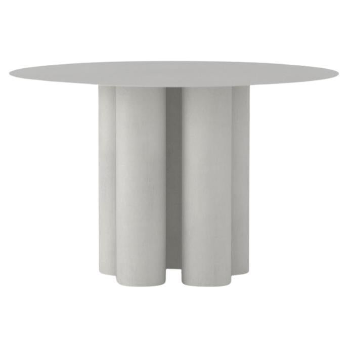 Greige Chunky Dining Table