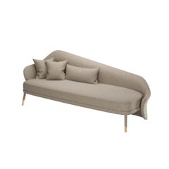 Greige Stoff Modern Bhutan Daybed