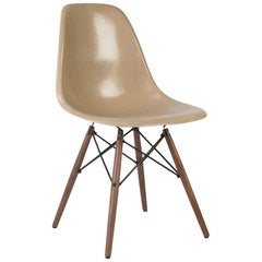 Greige Herman Miller Eames DSW Side Shell Chair