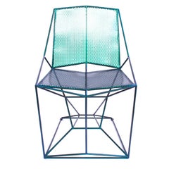 Grelha Steel Chair, Aquarius Chameleon Paint