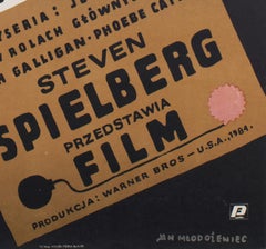 affiche originale du film polonais "Gremlins":: Jan Mlodozeniec:: 1985