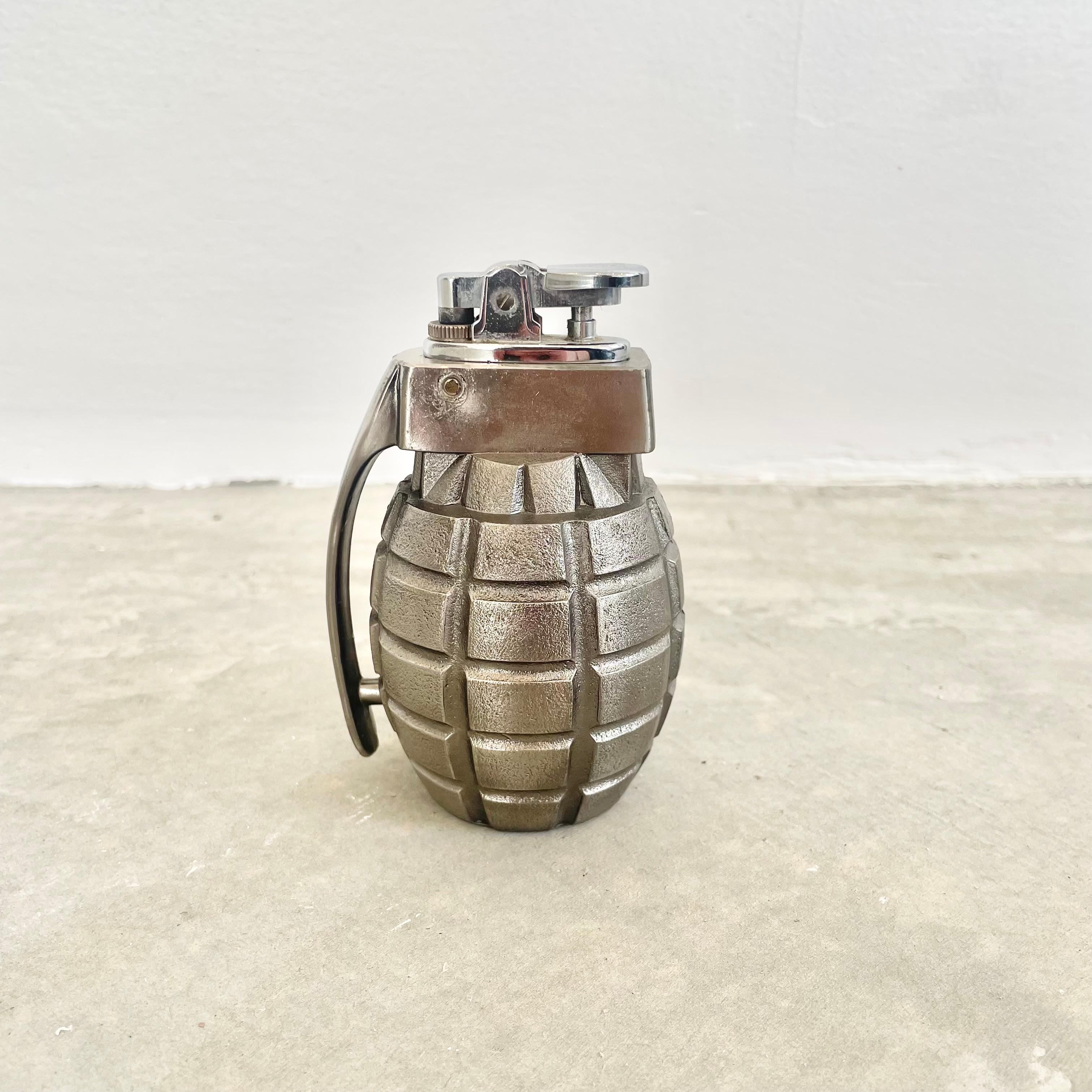 vintage hand grenade lighter
