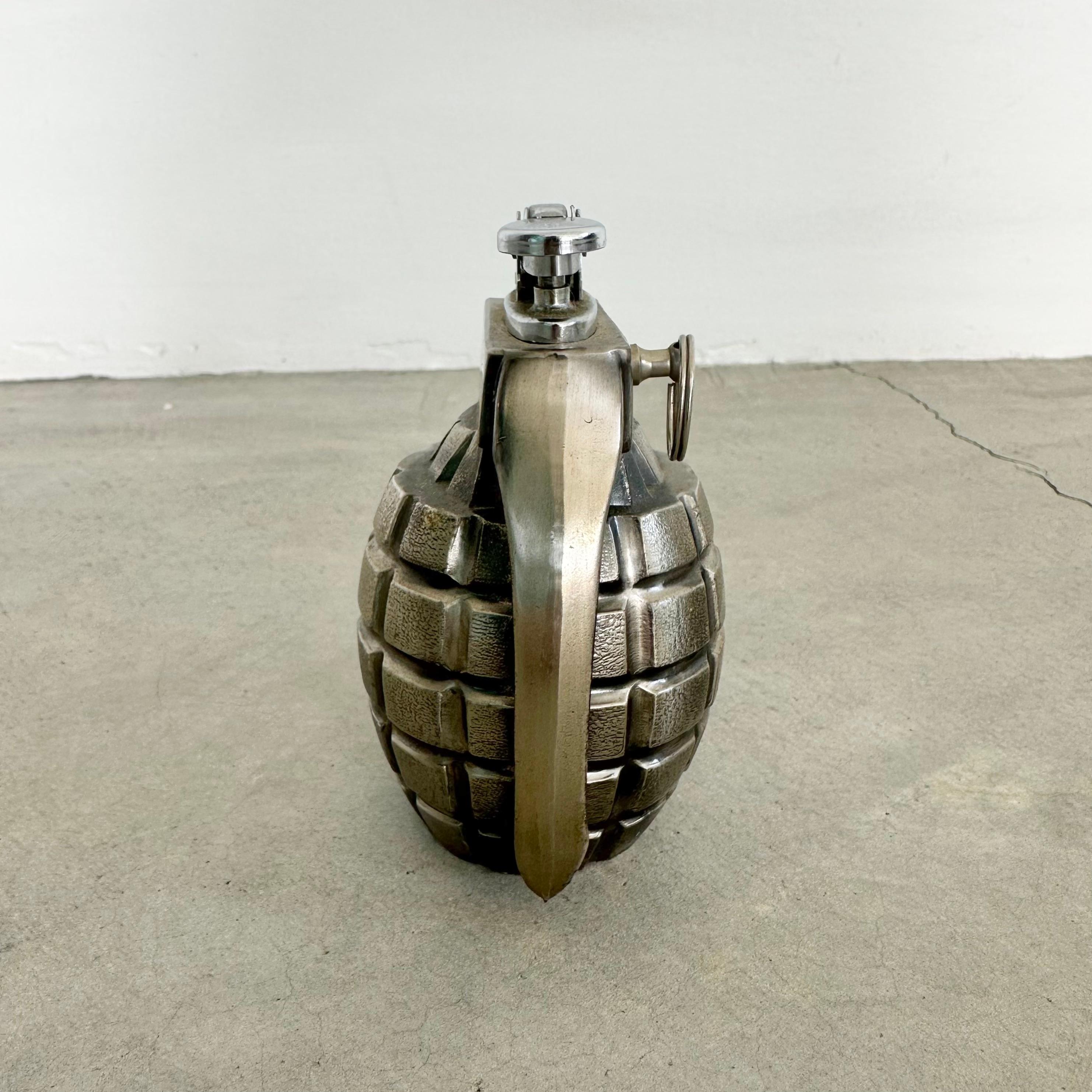 Metal Grenade Lighter, 1980s Japan