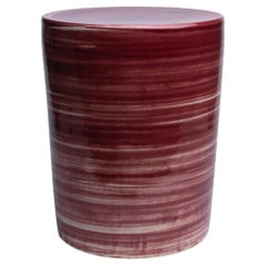 Sgabello Grenat 04 in gres smaltato di Pascale Girardin