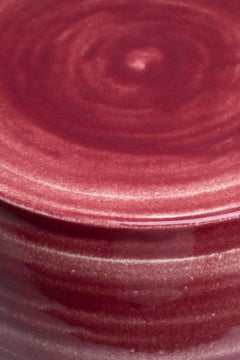 Grenat 07 Hocker aus glasiertem Steingut von Pascale Girardin