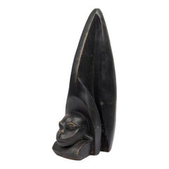 "Grendel" Limited Edition Bronze Brutalist Contemporary Figural Sculpture