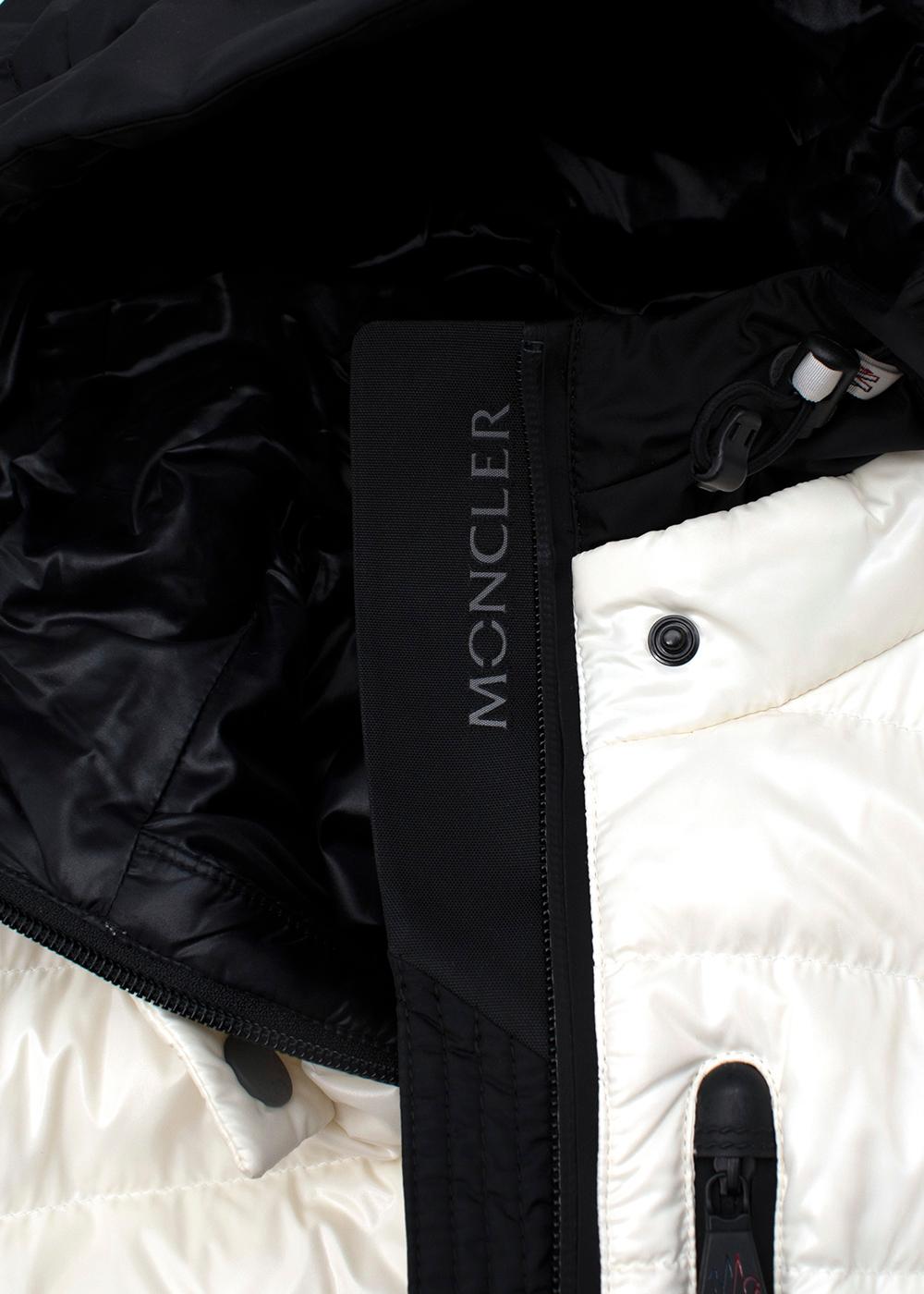 Gray Grenoble Black & White Bruche Padded Jacket