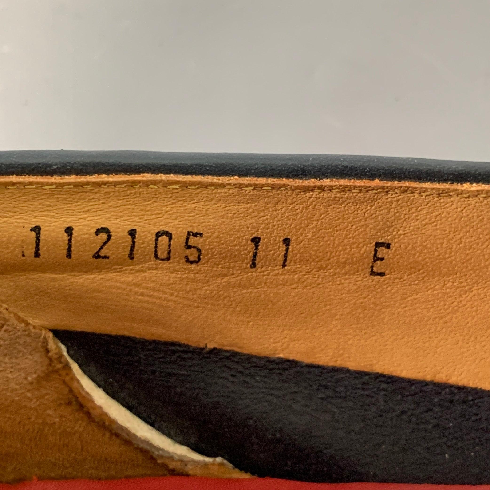 Grenson taglia 12 mocassino Scottie Navy in pelle scamosciata con nappe in vendita 3