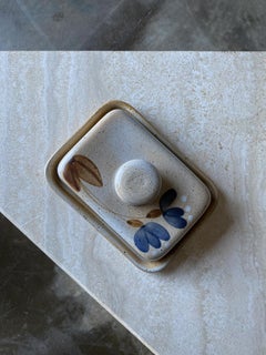Gres Du Marais Butter Dish, France. 1970's