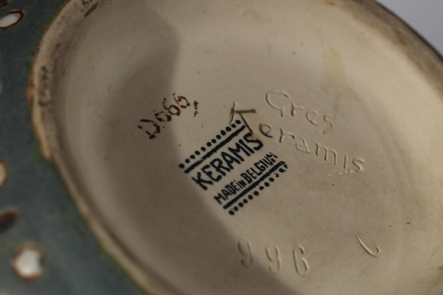 Vase à boules en céramique Gres Keramis en vente 1