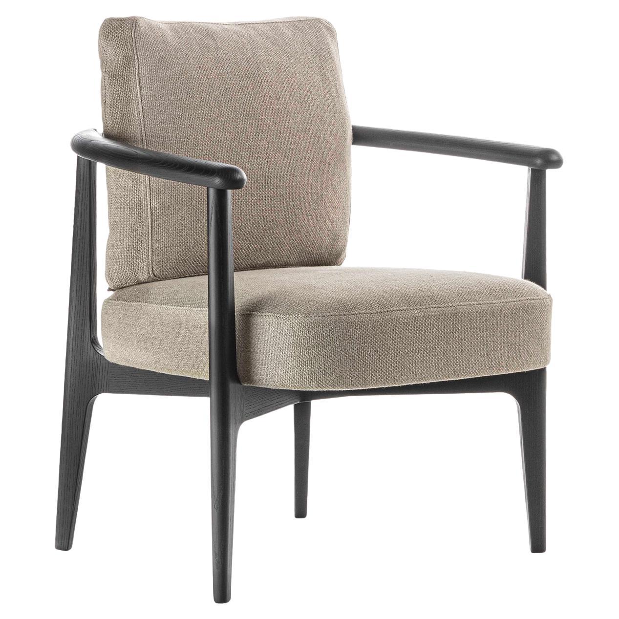 Greta Beige Chair With Arms For Sale