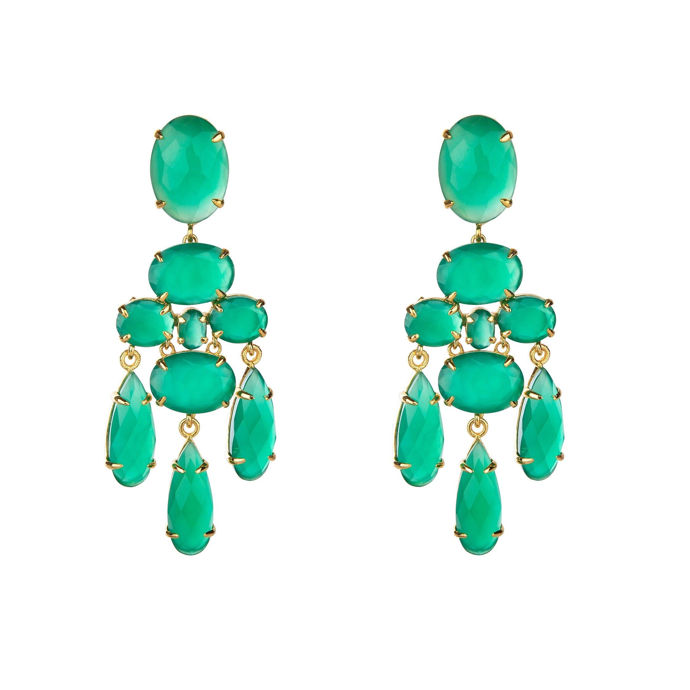 Greta Clip On Earrings (more colors) For Sale 3